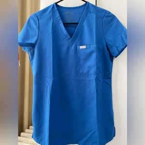 Figs Scrub Top Royal Blue XXS